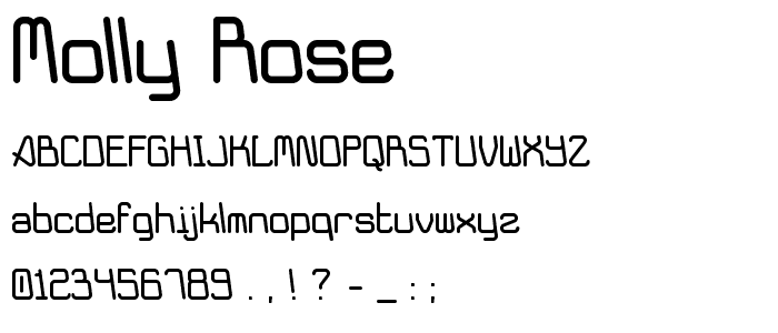 Molly Rose font